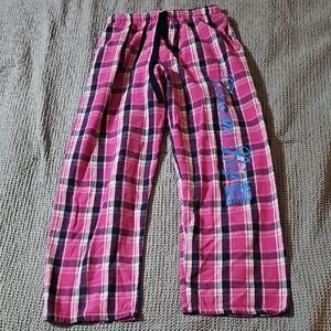 Boxercraft Pink Plaid Flannel Lounge Pants Size M Dream Big Work Hard